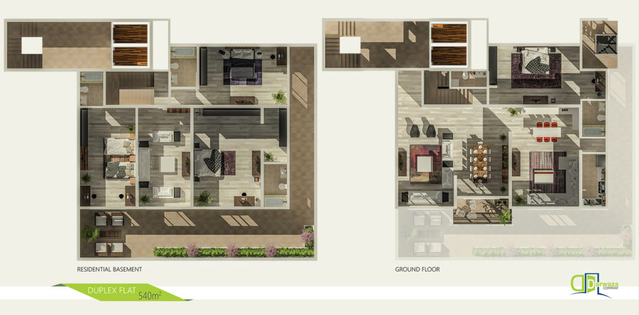 Duplex 540m²